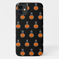 Halloween Chimie Citrouille Motif iPhone 11 Coque