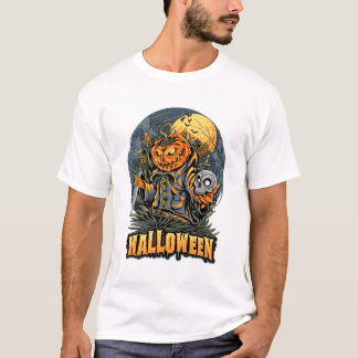 Halloween Citrouille d'horreur graphique T-shirt