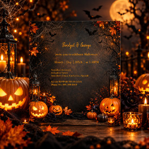 Halloween Citrouille Épouvantable Sombre Vintage G