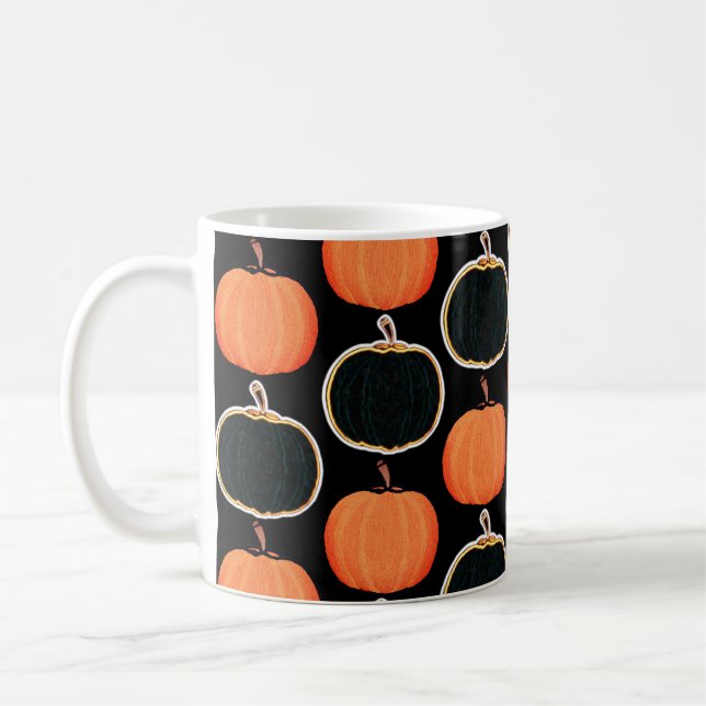 Halloween/citrouille Latte Mug (Gauche)