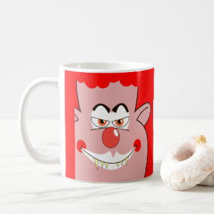 Halloween Clown effrayant Mug de café personnalisé