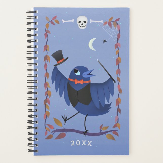 Halloween Corbeau Corbeau Lune Magie (Devant)