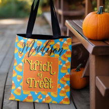 Halloween Corn Corn Sac personnalisé