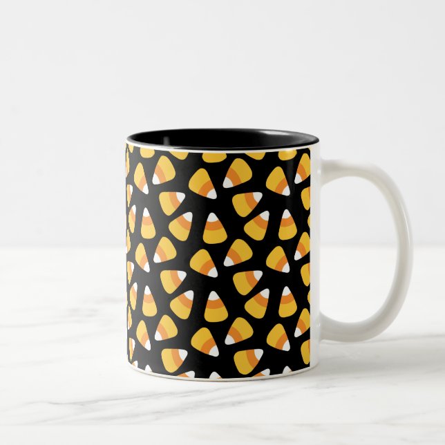 Halloween Corn Motif Mug (Droit)
