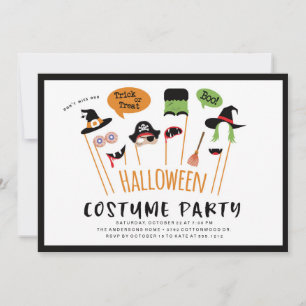 HALLOWEEN COSTUME FÊTE INVITATION
