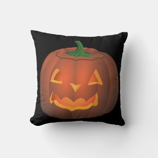 Halloween Coussin potiron cadeaux Jack-o-lanterne  (Recto)