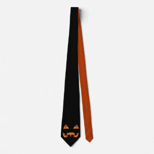 Halloween Cravate Halloween Jack-o-lanterne cravat