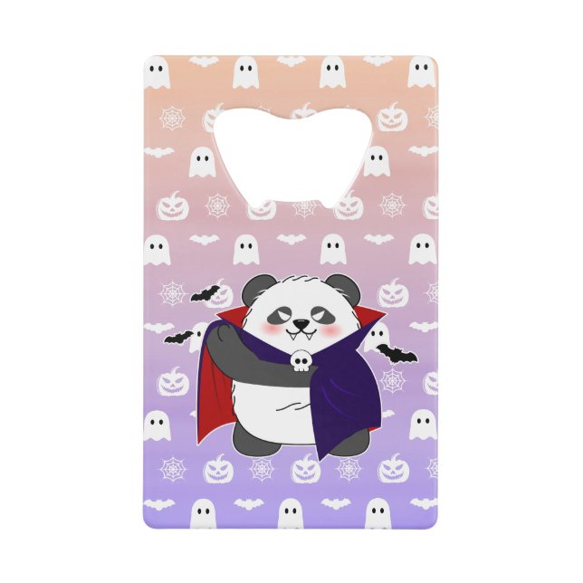 Halloween Cute Baby Panda Dracula Vampire (Devant)