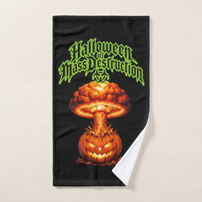 Halloween de Destruction Massive Jack-o'-Lanterne  (Serviette à main)