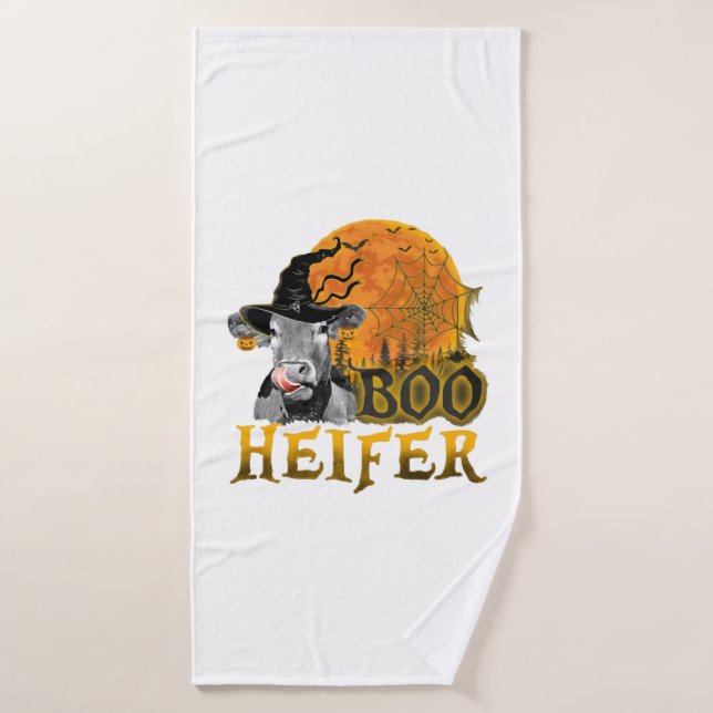 Halloween de la vache (Serviette de bain)