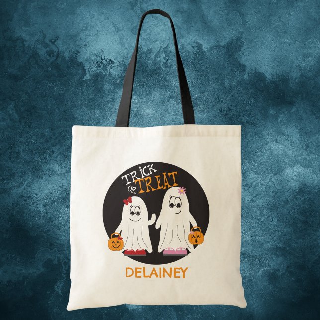 Halloween Deux Filles Fantômes Besties Sac Bonbon  (Créateur téléchargé)