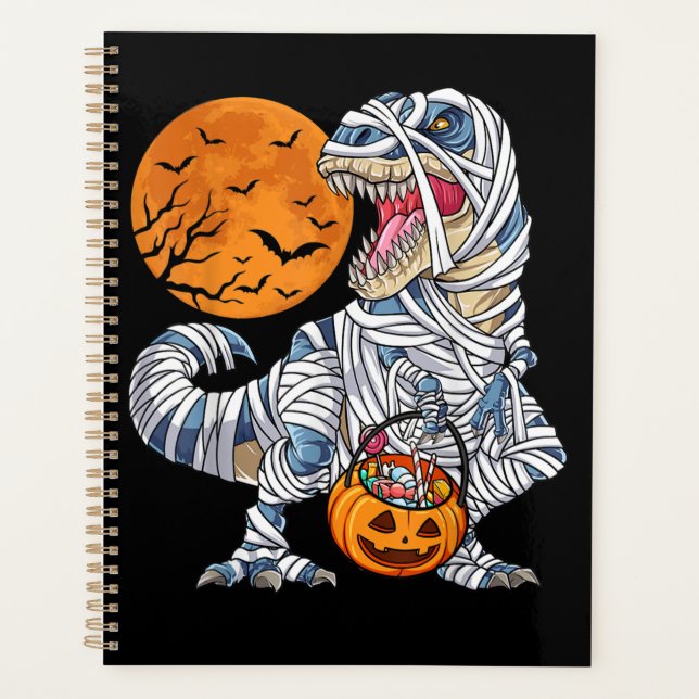 Halloween Dinosaur T rex Citrouille maman (Devant)
