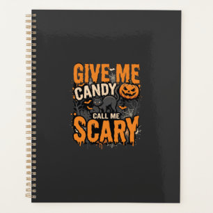 Halloween Donnez-moi des bonbons Chat effrayant