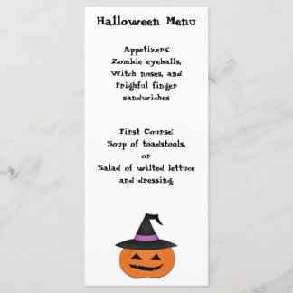 Halloween drôle dîner soirée menu simple