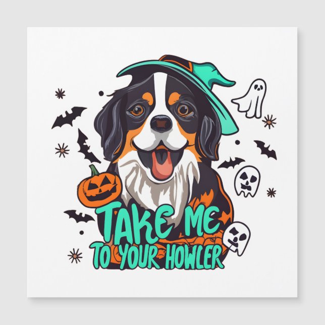 Halloween éffrayant Bernese : Emmenez-moi à votre  (Devant)