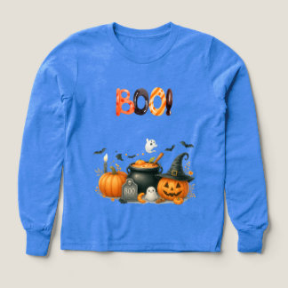Halloween éffrayant BOO Kids Tee with Ghosts