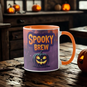 Halloween Éffrayant brasser ânes noires Mug