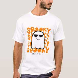 Halloween Éffrayant Ghost Unisex T-shirt 100% coto