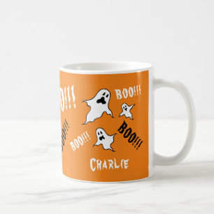 Halloween Éffrayant Personnalisé Fantômes Café Mug