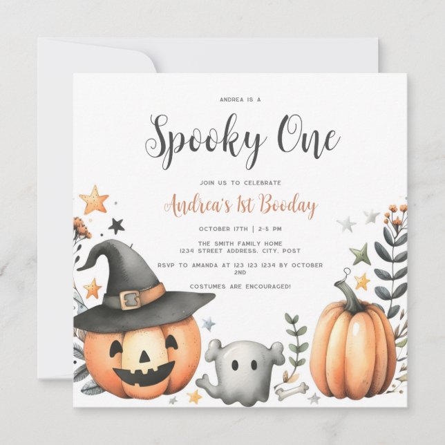 Halloween Éffrayant premier (Devant)