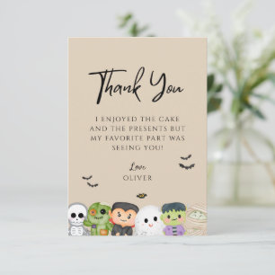 Halloween Éffrayant Un Anniversaire Merci