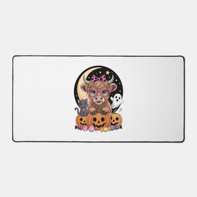 Halloween Éffrayante saison de la vache Highland (Recto)