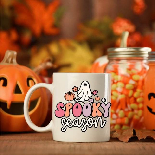 Halloween Éffrayante saison Mug (Créateur téléchargé)