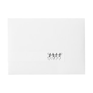 Halloween envelopper les Étiquettes