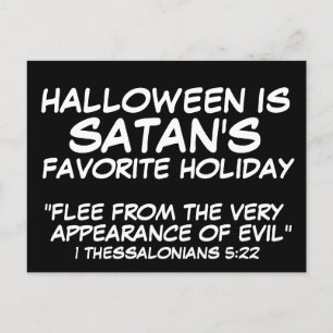 HALLOWEEN EST LA CARTE POSTALE DE SATAN POUR VACAN