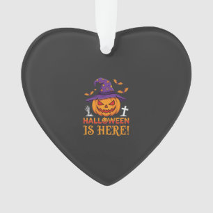 Halloween Est Là Sorcière Citrouille Vecteur