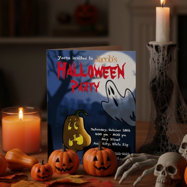 Halloween et Invitation d'anniversaire (Créateur téléchargé)