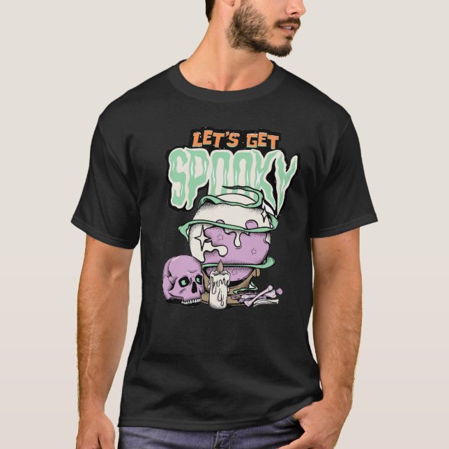 Halloween Faisons un T-shirt Éffrayant (Devant)