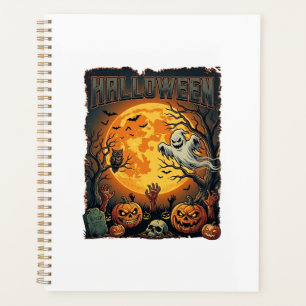 Halloween Fantôme Pleine Lune Jack Lanterns Zombie