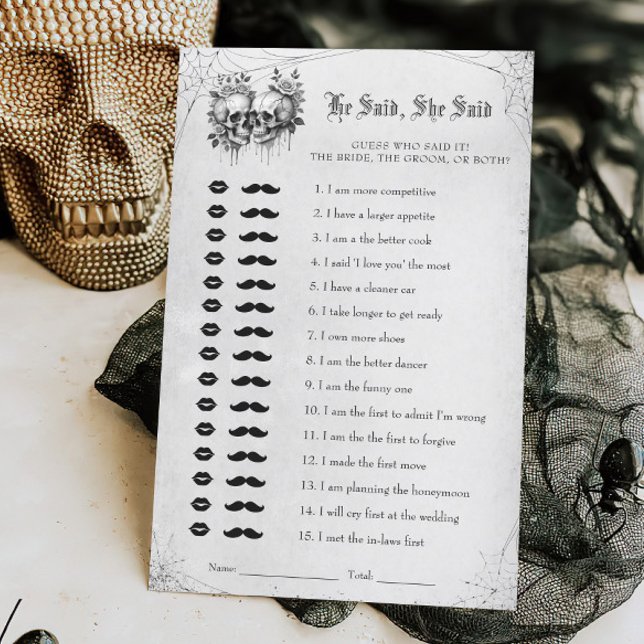 Halloween Fête des mariées Il A Dit Qu'Elle A Dit  (Créateur téléchargé)