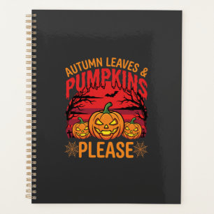 Halloween Feuilles d'Automne et Citrouilles S'il V