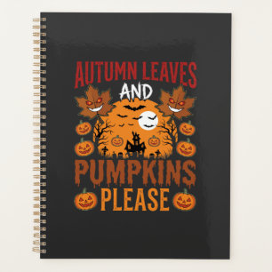 Halloween Feuilles d'Automne et Citrouilles Vecteu