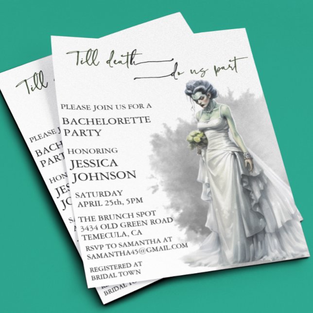 Halloween Frankenstein Bride Bachelorette (Créateur téléchargé)