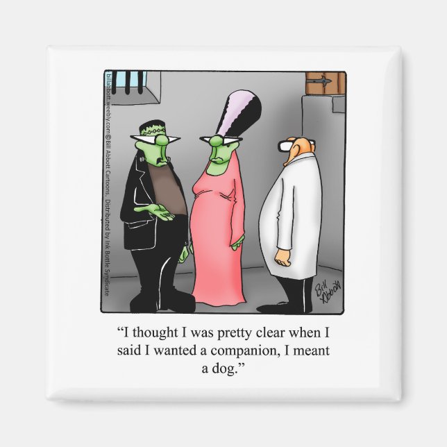 Halloween Frankenstein Humour magnet (Devant)
