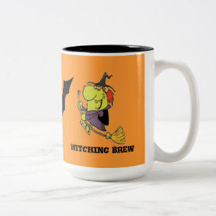 HALLOWEEN FUN SHOP - MUGS DE CAFÉ - WITCHES & BAT