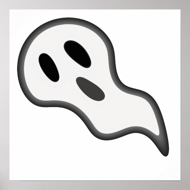 Halloween Ghost Poster (Devant)