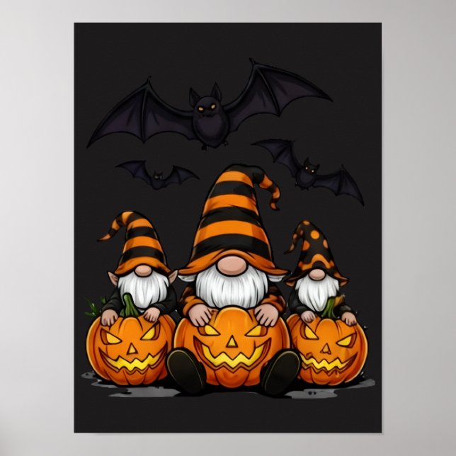 Halloween Gnome Poster (Devant)