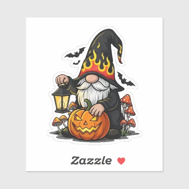 Halloween Gnome Sticker (Feuille)