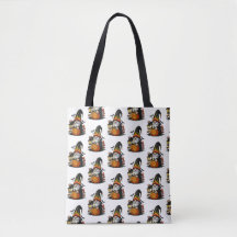 Halloween Gnome Tote Bag