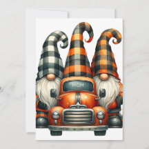 Halloween Gnomes Invitation