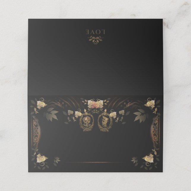 Halloween Golden Skeletons Blond Pack Cartes de pl (Extérieur déplié)