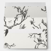 Halloween gothique vintage avec branches flétries
