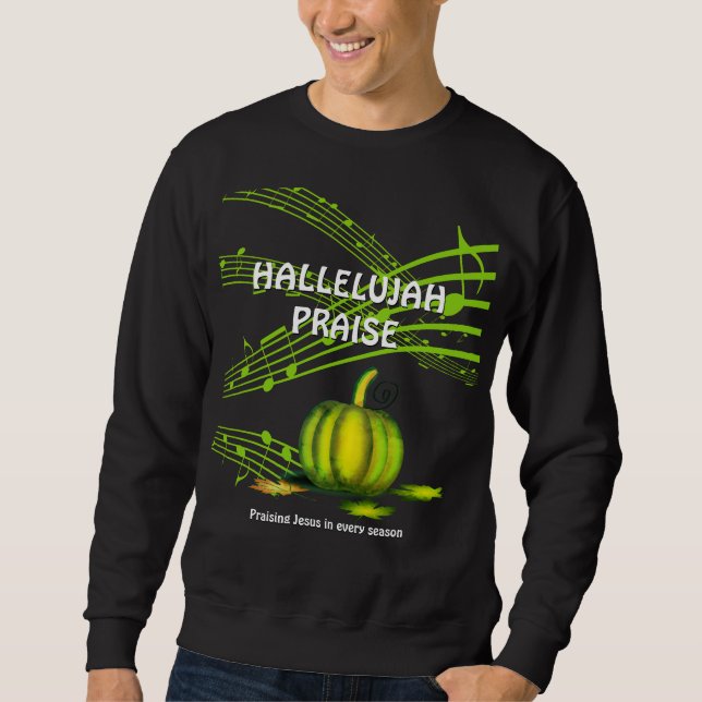 Halloween HALLELUJAH PRIE Sweatshirt chrétien (Devant)