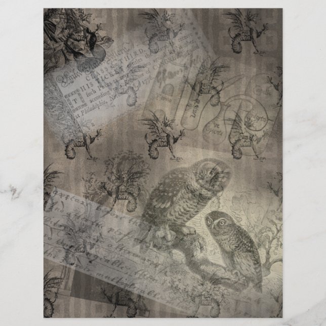 Halloween Halloween Halloween Ephemera Papier page (Devant)