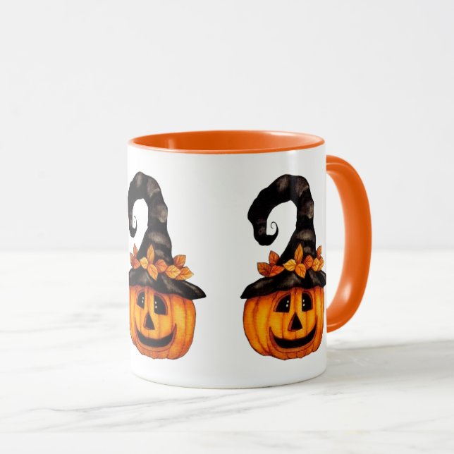 Halloween/Halloween Jack-o-Lantern Mug (Devant droit)