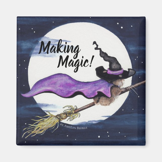 Halloween Hamster Magnet par Bihrle (Devant)